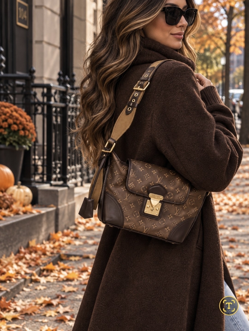 Coming Soon!! RARE Louis Vuitton Sergent PM shoulder bag In Bronze